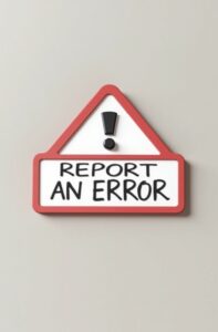 Report an error