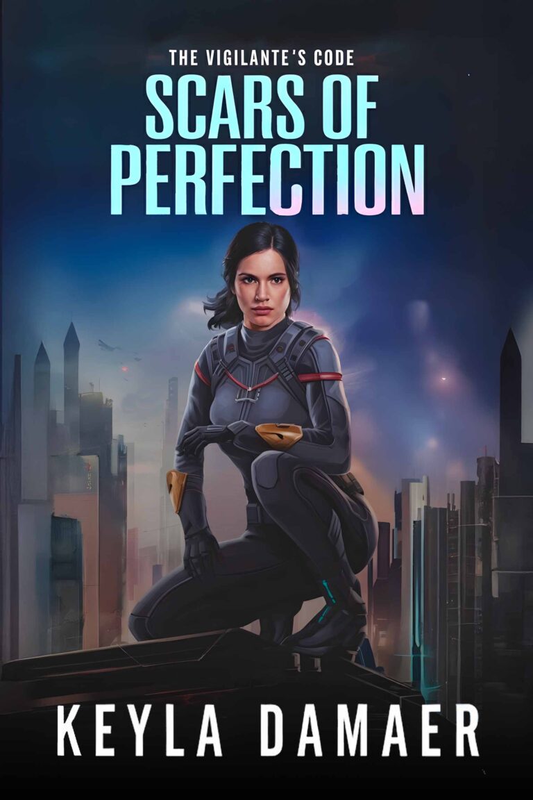 Cover of the series The Vigilante's Code - Sci-fi Thriller - Lauren Kutyna in uniform