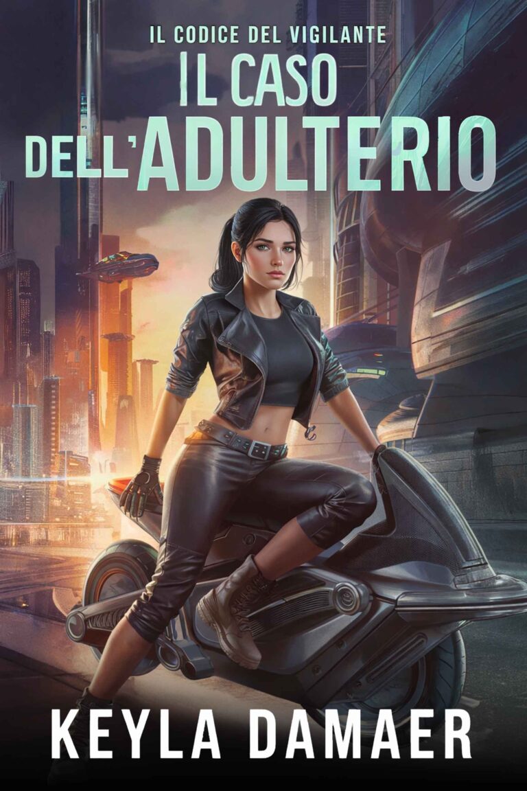 Copertina della serie Il Codice del Vigilante - Racconto Thriller Fantascientifico - Lauren Kutyna in uniforme