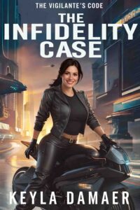 Cover of the series The Vigilante's Code - Sci-fi Thriller - Lauren Kutyna in uniform