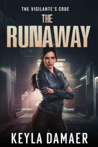 Cover of the series The Vigilante's Code - Sci-fi Thriller - Lauren Kutyna in uniform